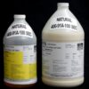 Two large industrial chemical containers, one clear and one red, labeled "1 Gallon Kit MPK 400-91A-100sec NATURAL," against a black background.