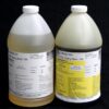 Two large containers of 8 lb Kit : MPK-70 : 10 Min Polyurethane Casting Resin, labeled with chemical information and contact details, against a black background.