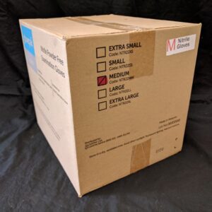 A box with the contents of it labeled.