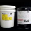 Two DF14lb BLACK Pail Kits, with detailed labels and warnings, against a black background.