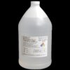 White plastic jug containing 8 lb/ 128 oz lb Kit Silicone Fluid labeled with safety and company information, including hazard symbols.