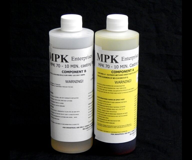 2 lb Kit : MPK-70 : 10 Min Polyurethane Casting Resin - Hobby Silicone