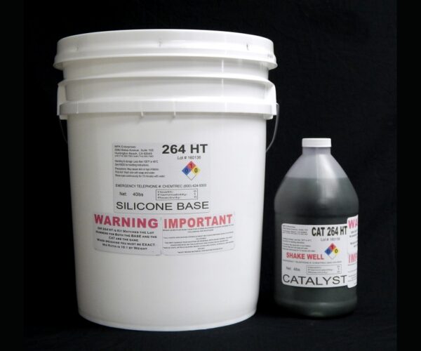 44 lb Kit : QM 264HT : 60 shore A - Platinum Silicone - High Temp